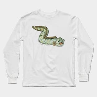 Monkeylip Prickleback Watercolor Painting | Eel Long Sleeve T-Shirt